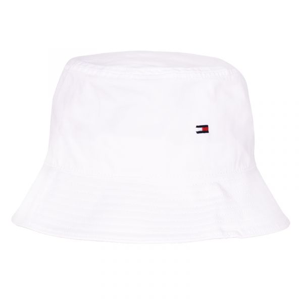 Berretto da tennis Tommy Hilfiger Flag Bucket Cap Man - white