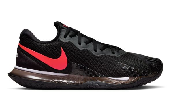 Zapatillas de tenis para hombre Nike Zoom Vapor Cage 4 Rafa - black/siren red/barely grape