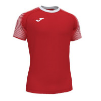 Herren Tennis-T-Shirt Joma Hispa III Short Sleeve T-Shirt M - red