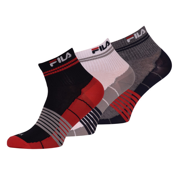 Chaussettes de tennis Fila Quarter Socks Socks 3P - Multicolore