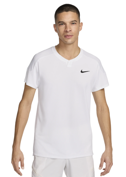 Herren Tennis-T-Shirt Nike Court Slam Dri-Fit Tennis Top - Weiß