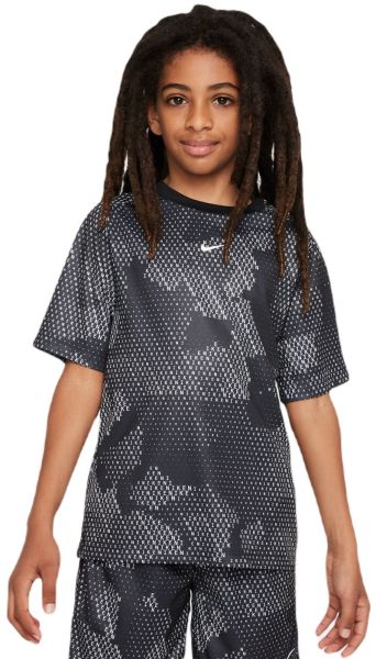 Boys' t-shirt Nike Kids Dri-Fit Short-Sleeve Top - black/white