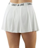Ženska teniska suknja Lucky in Love Core Let's Get It On Skirt - white Ženska teniska suknja Lucky in Love Core Let's Get It On Skirt - white