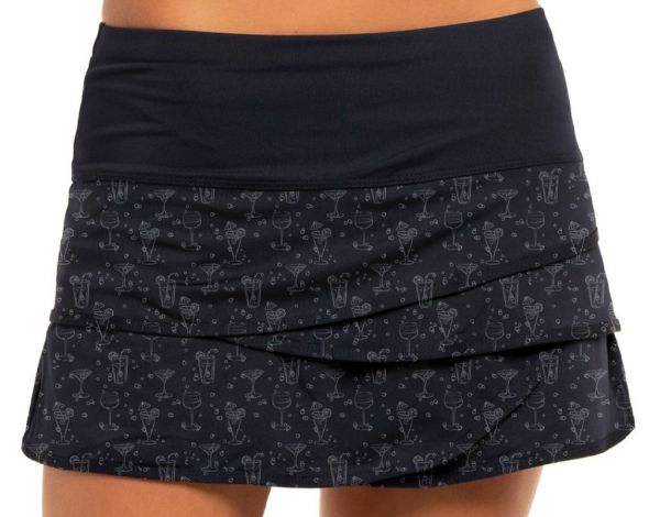 Women's skirt Lucky in Love Novelty Fiesta Scallop Skirt - midnight