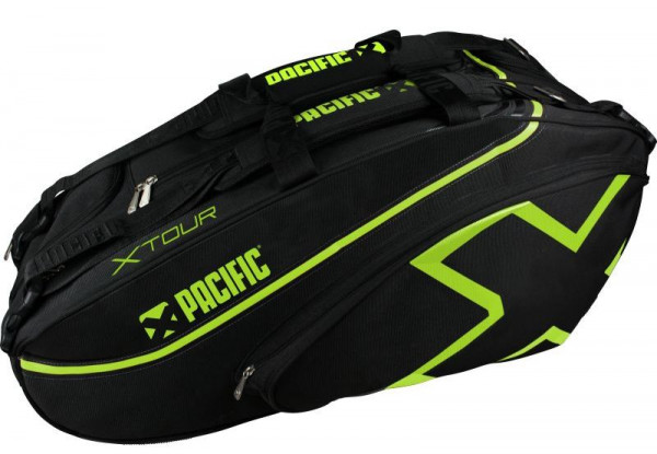 Geantă tenis Pacific X Tour Racquet Bag 2XL (Thermo) - black/lime