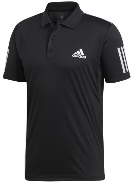  Adidas Club 3-Stripes Polo - black/black/white