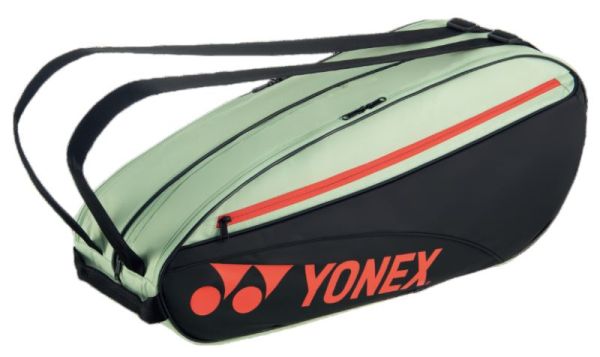 Tennistasche Yonex Team Racquet Bag 6 pack - black/green