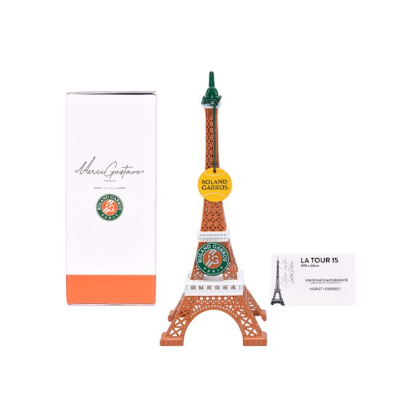Figurka Roland Garros Mini Eiffel Tower - Brązowy