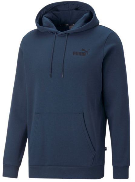 Herren Tennissweatshirt Puma Essentials Small Logo Hoodie - marine blue