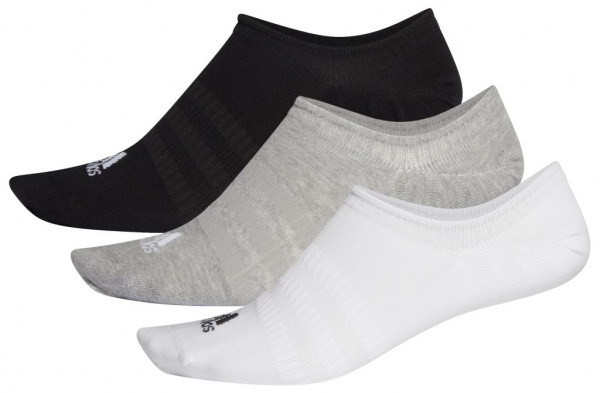 Chaussettes de tennis Adidas Light No Show 3PP - grey/white/black