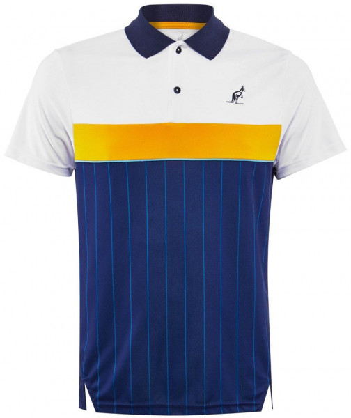 Pánské tenisové polo tričko Australian Printed Ace Polo - blu cosmo