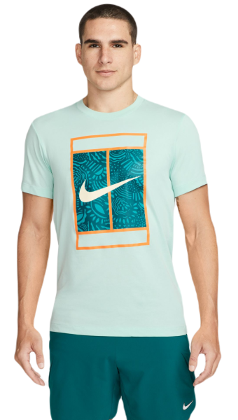 Herren Tennis-T-Shirt Nike Court Dri-Fit Tennis T-Shirt - jade ice