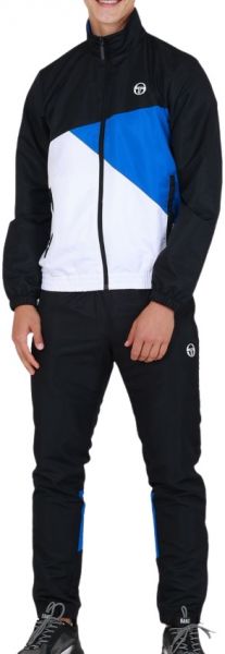 Sportinis kostiumas vyrams Sergio Tacchini Equilatero Tracksuit - black/blue/white