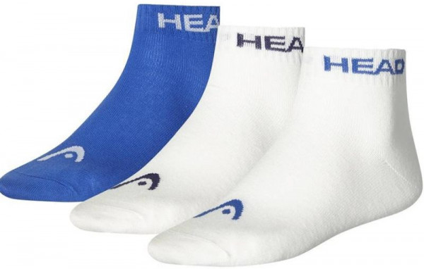 Ponožky Head Quarter 3P - white/blue