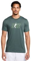 Men's T-shirt Nike Court Dri-Fit Short Sleeve T-Shirt - vintage green