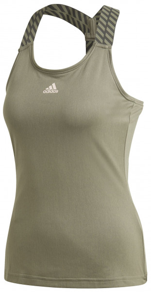 Női tenisz top Adidas W Y-Tank - legacy green/pink tint