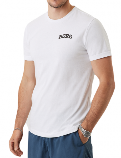 T-shirt da uomo Björn Borg Borg Breeze T-Shirt - brilliant white