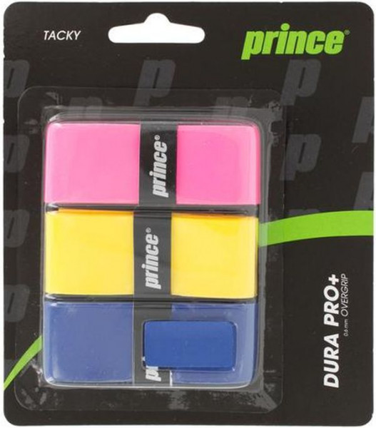  Prince Dura Pro+ 3P - pink/yellow/blue