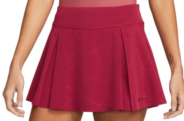 Damska spódniczka tenisowa Nike Dri-Fit Club Skirt - pomegranate/pomegranate