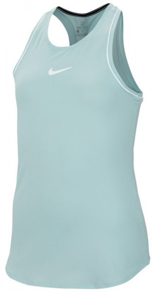  Nike Court Girls Dry Tank - teal tint/white/white/white