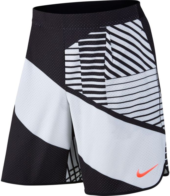 Nike Court FLX Ace Short 9 PR white hyper orange