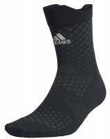 Tennissocken Adidas Run 4D Quarter Socks 1P - black/carbon/almost lime