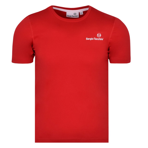 Herren Tennis-T-Shirt Sergio Tacchini Zitan T-shirt - red/white