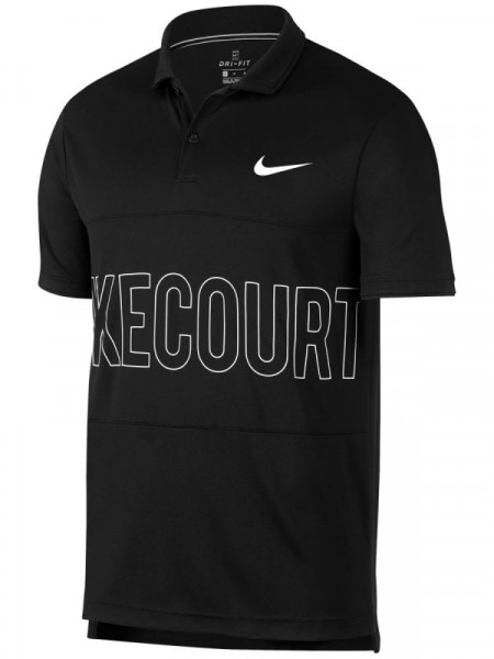  Nike Court Dry Polo GX - black/black/black