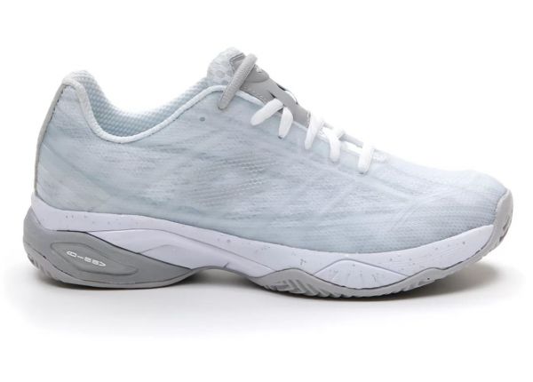 Chaussures de tennis pour femmes Lotto Mirage 300 Clay - all white/silver metal 2