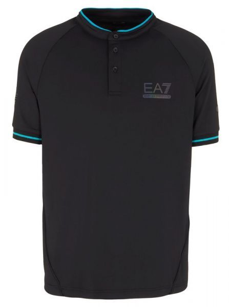 Herren Tennispoloshirt EA7 Man Jersey Jumper - black