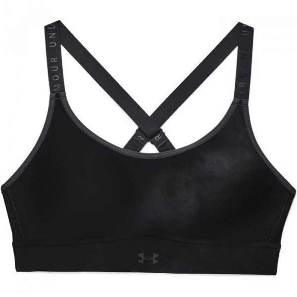 Soutien-gorge Under Armour Womens Infinity Mid Printed Bra - black