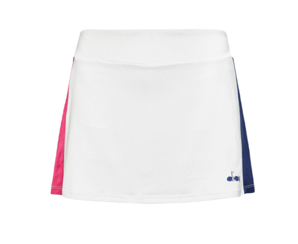Gonna da tennis da donna Diadora L. Core Skirt - optical white