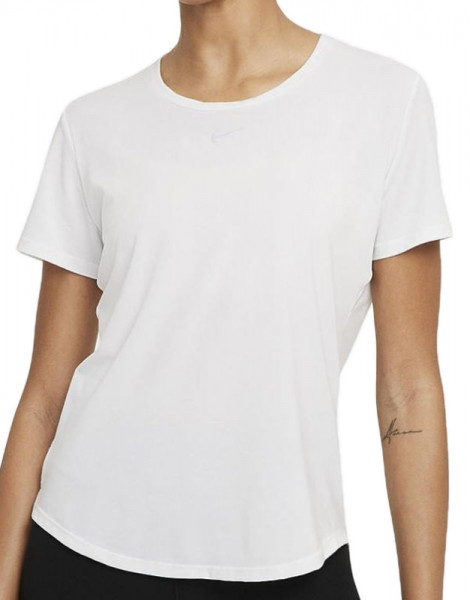 Marškinėliai moterims Nike One Luxe Dri-Fit SS STD Top W - white