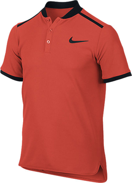  Nike Adv Solid Polo SS YTH - max orange