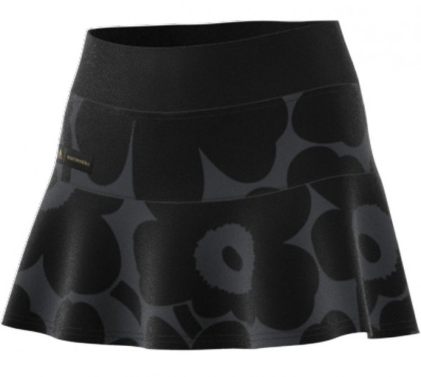  Adidas Marimekko Tennis Match Skirt W - carbon/black/ gold metallic