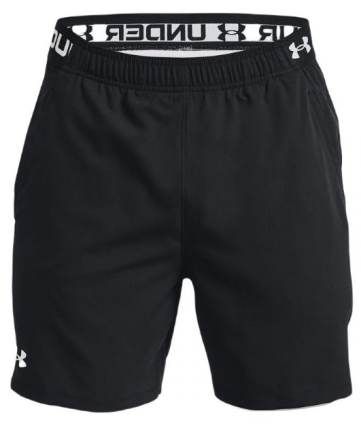 Shorts de tennis pour hommes Under Armour Vanish Woven 2-in-1 Shorts - black/white