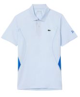 Polo de tennis pour hommes Lacoste Tennis x Novak Djokovic Ultra-Dry Polo - light blue