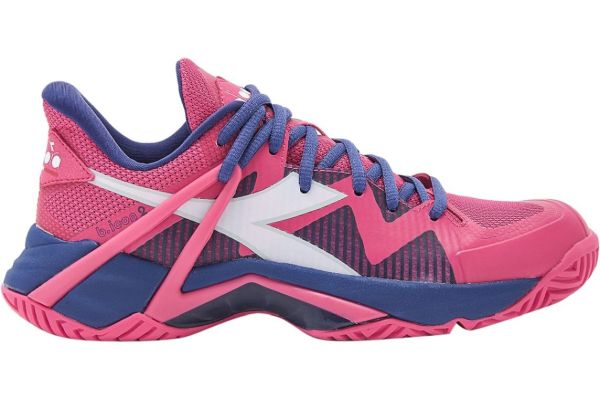 Zapatillas de tenis para mujer Diadora B.Icon 2 AG - pink yarrow/white/blueprint