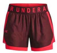 Naiste tennisešortsid Under Armour Play Up 2in1 Shorts - chestnut red/radio red