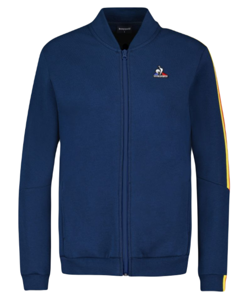 Teniso džemperis moterims Le Coq Sportif SAISON Full Zip Sweat N°1 SS23 - victory blue