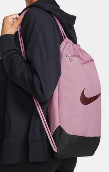Tennis Backpack Nike Brasilia 9.5 - orchid/black/dark beetroot