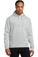 Sweat de tennis pour hommes Nike Sportswear Club Fleece Pullover Hoodie - light smoke grey/light smoke grey/white