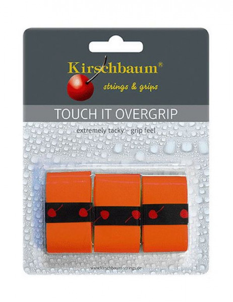 Tenisa overgripu Kirschbaum Touch It 3P - orange