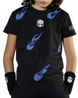 T-krekls zēniem Hydrogen Flames tech Tee - black/bluette