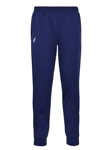 Pánské tenisové tepláky Australian Volee Trouser With Print - blu cosmo/altro