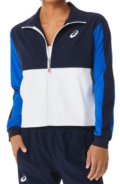 Sudadera de tenis para mujer Asics Match Jacket - midnight/tuna blue