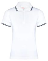 Дамска тениска с якичка Wilson Team Polo - bright white
