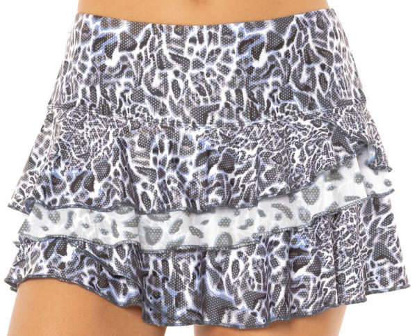 Damen Tennisrock Lucky in Love On The Prowl Party Animal Rally Skirt Women - charcoal