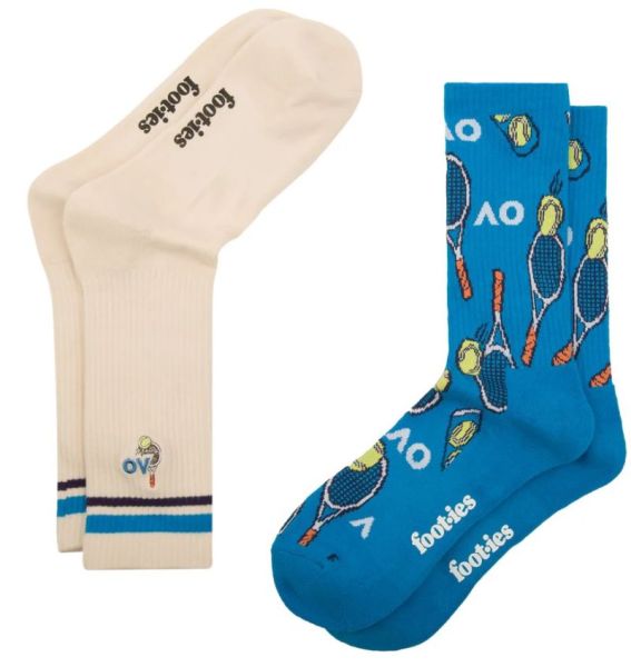 Socks Australian Open Tennis Time Sneaker 2P - Multicolor