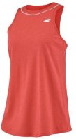 Damski top tenisowy Babolat Exercise Cotton Tank Women - poppy red heather